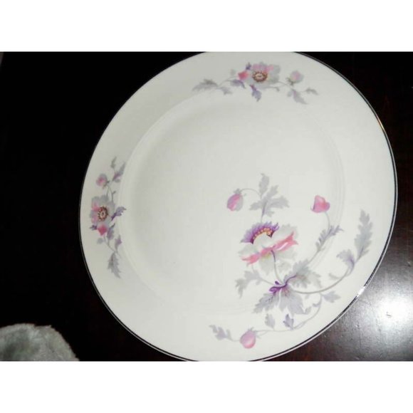 1950 Brym Mawr Floral Dinner Plate  set of 3 - Picture 1 of 2